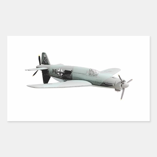 Sticker Rectangulaire Dornier 335 (Devant)