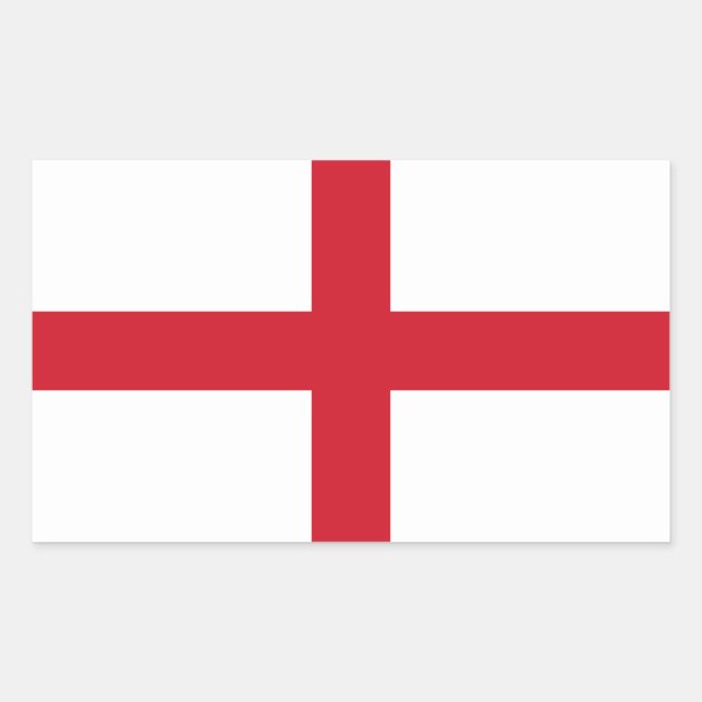 Sticker Rectangulaire drapeau anglais (Devant)