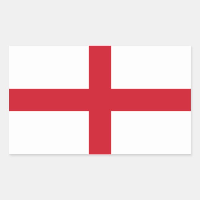 Sticker Rectangulaire Drapeau anglais, Drapeau anglais (Devant)