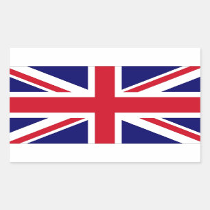 Sticker Rectangulaire Drapeau britannique