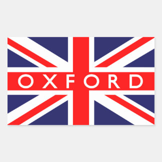 Sticker Rectangulaire Drapeau britannique d'Oxford