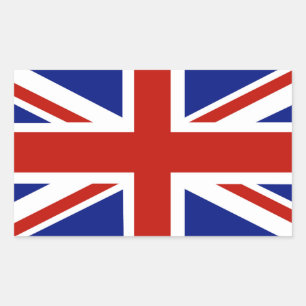 Sticker Rectangulaire Drapeau britannique, Union Jack