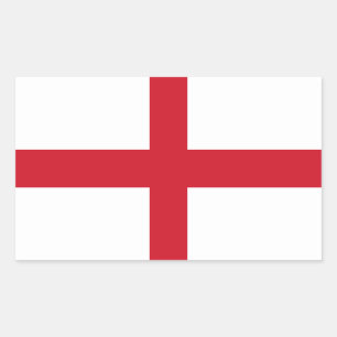 Sticker Rectangulaire Drapeau d'Angleterre