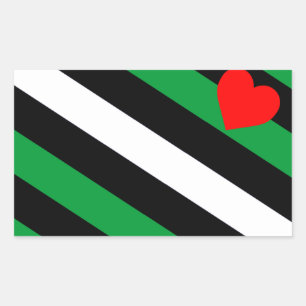 Sticker Rectangulaire Drapeau de fierté Leather Boi
