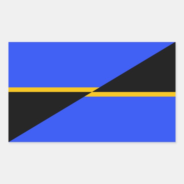 Sticker Rectangulaire Drapeau de Folsom, Californie (Devant)