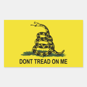 Sticker Rectangulaire Drapeau de Gadsden