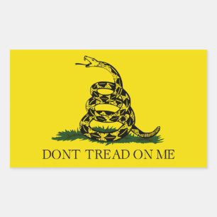 Sticker Rectangulaire Drapeau de Gadsen