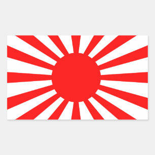 Sticker Rectangulaire Drapeau de guerre de l'armée impériale japonaise