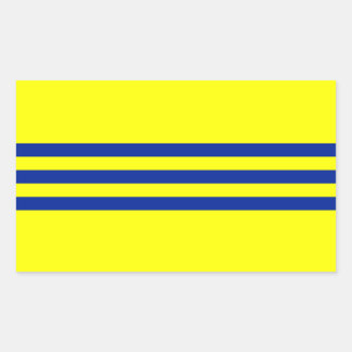 Sticker Rectangulaire Drapeau de la Cochinchine