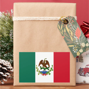 Sticker Rectangulaire Drapeau de la République mexicaine : 1824-1835, Pè