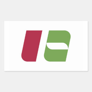 Sticker Rectangulaire Drapeau de la ville de Nishinomiya Préfecture de H