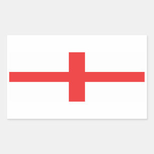 Sticker Rectangulaire Drapeau de l'Angleterre