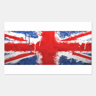 Sticker Rectangulaire Drapeau de l'Angleterre cool