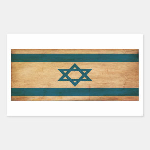 Sticker Rectangulaire Drapeau de l'Israël