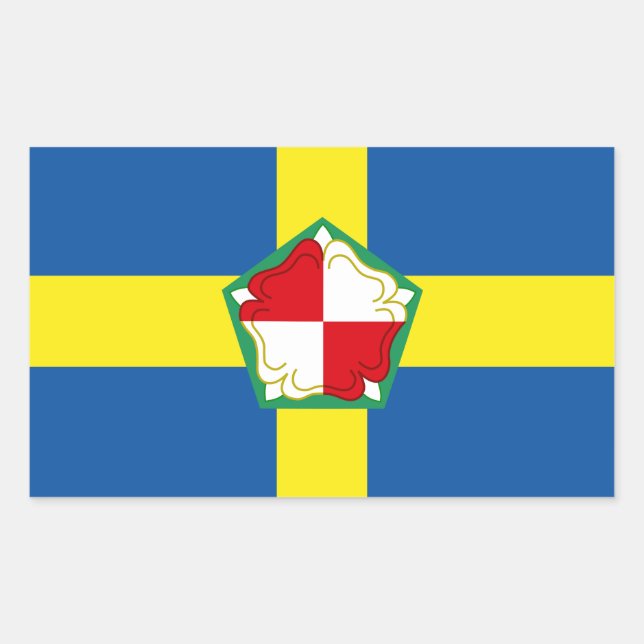 Sticker Rectangulaire Drapeau de Pembrokeshire (Devant)