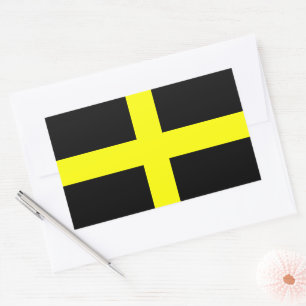 Sticker Rectangulaire Drapeau de Saint-David