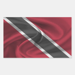 Sticker Rectangulaire Drapeau de Trinité-et-Tobago