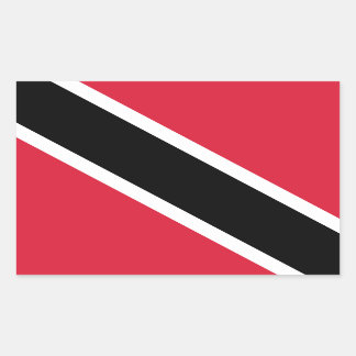 Sticker Rectangulaire Drapeau de Trinité-et-Tobago