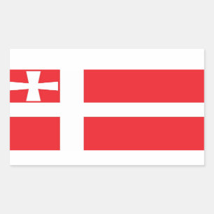 Sticker Rectangulaire Drapeau de Volyn Oblast, Ukraine