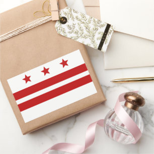 Sticker Rectangulaire Drapeau de Washington