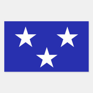 Sticker Rectangulaire Drapeau du comté de Moray Ecosse symbole du royaum