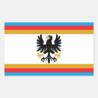 Sticker Rectangulaire Drapeau du Grand-Duché de Prusse orientale