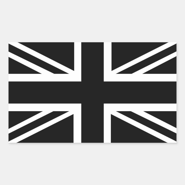 Sticker Rectangulaire Drapeau du pays de l'Union Jack britannique (UK) n (Devant)