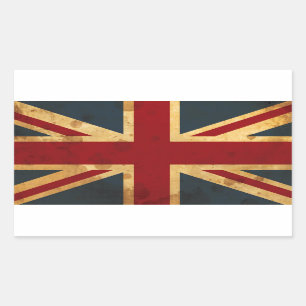 Sticker Rectangulaire Drapeau du Royaume-Uni d'Union Jack