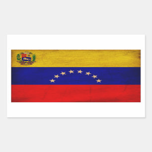 Sticker Rectangulaire Drapeau du Venezuela