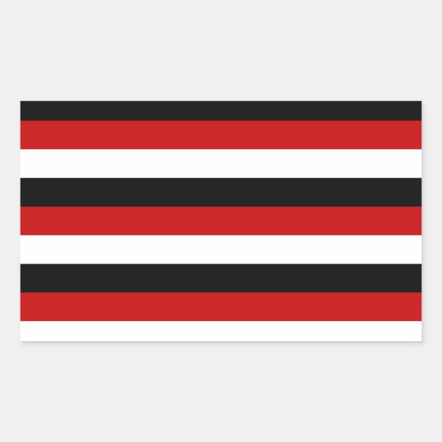 Sticker Rectangulaire Drapeau du Yémen Trinité-et-Tobago (Devant)