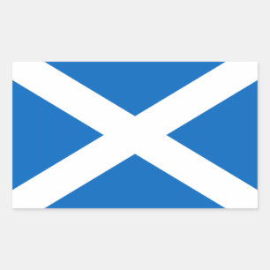 Sticker Rectangulaire Drapeau écossais
