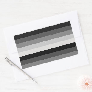 Sticker Rectangulaire Drapeau Hetero Pride, Drapeau Stright Pride