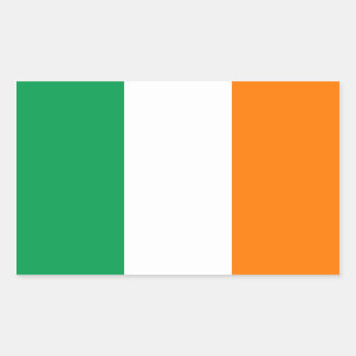 Sticker Rectangulaire Drapeau irlandais