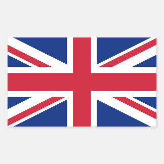 Sticker Rectangulaire Drapeau national britannique