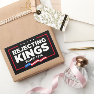 Sticker Rectangulaire Drapeau Patriotique USA depuis 1776