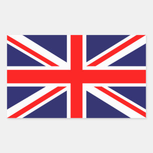 Sticker Rectangulaire Drapeau Union Jack - UK