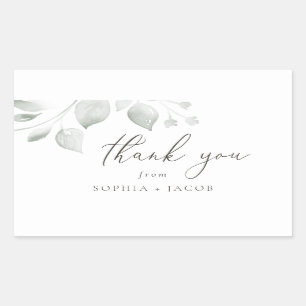 Sticker Rectangulaire Dreamy Foliage Merci