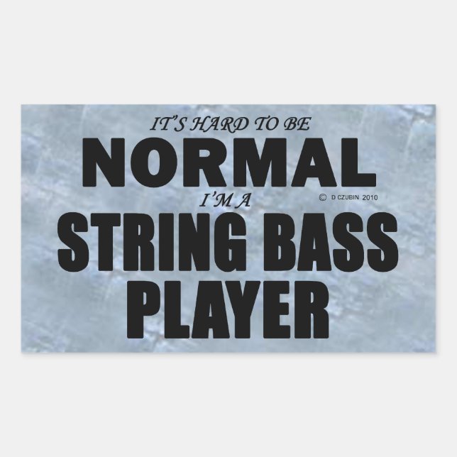 Sticker rectangulaire du lecteur de basse à chaîne (Devant)