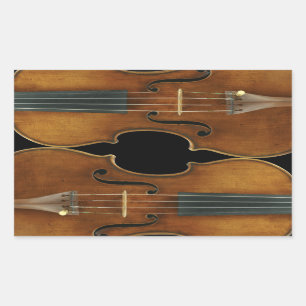 Sticker Rectangulaire Duo de Stradivari