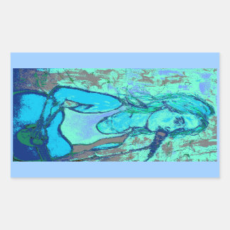Sticker Rectangulaire écran de la chansonnette