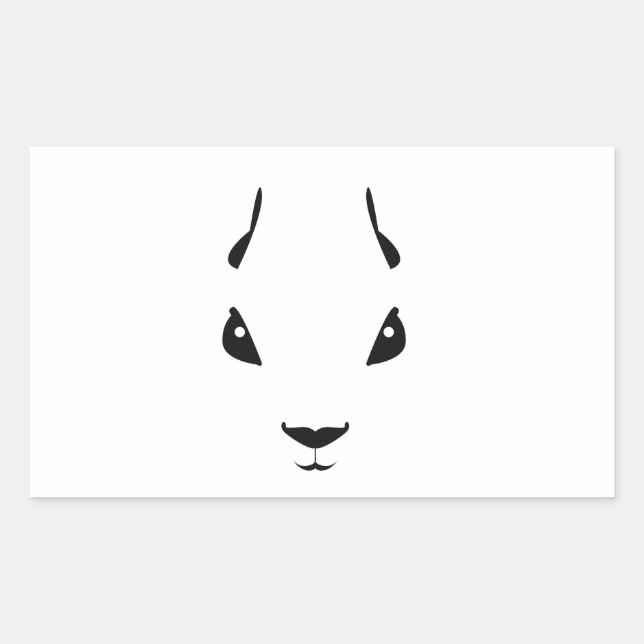 Sticker Rectangulaire écureuil (Devant)