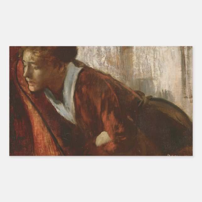 Sticker Rectangulaire Edgar Degas (Devant)