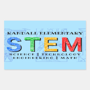 Sticker Rectangulaire Éducatif STEM