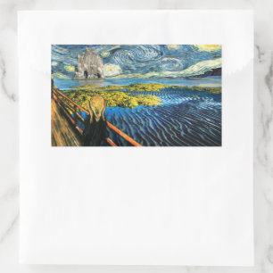 Sticker Rectangulaire Edvard rencontre Vincent