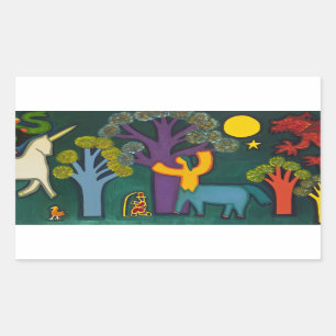 Sticker Rectangulaire EL Bosque Magico de Lucas 2009