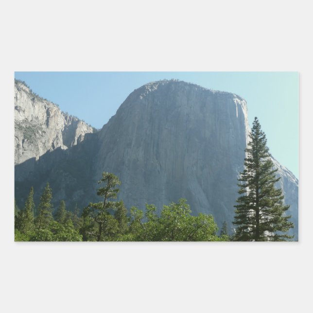 Sticker Rectangulaire El Capitan du parc national de Yosemite (Devant)