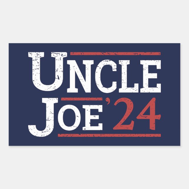 Sticker Rectangulaire Élection 2024 - Oncle Joe I (Devant)