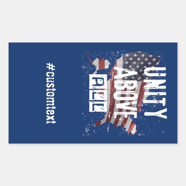 Sticker Rectangulaire Élection présidentielle américaine 2024 (Devant)