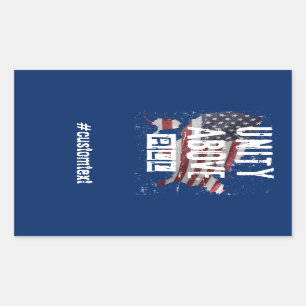 Sticker Rectangulaire Élection présidentielle américaine 2024