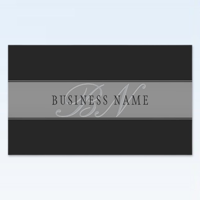 Sticker Rectangulaire Élégant nom d'entreprise/autre texte de script mod (Créateur téléchargé)